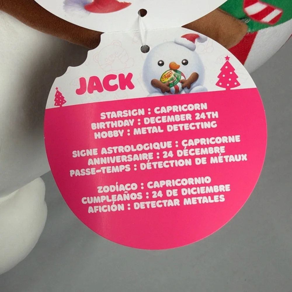 Zuru Snackles Christmas 12" Snowman Plush with Candy Cane - Picture 8 of 9